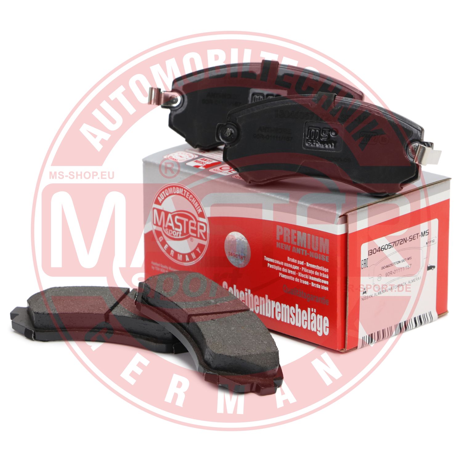 Placute frana MASTERSPORT GERMANY 13046057172N-SET-MS